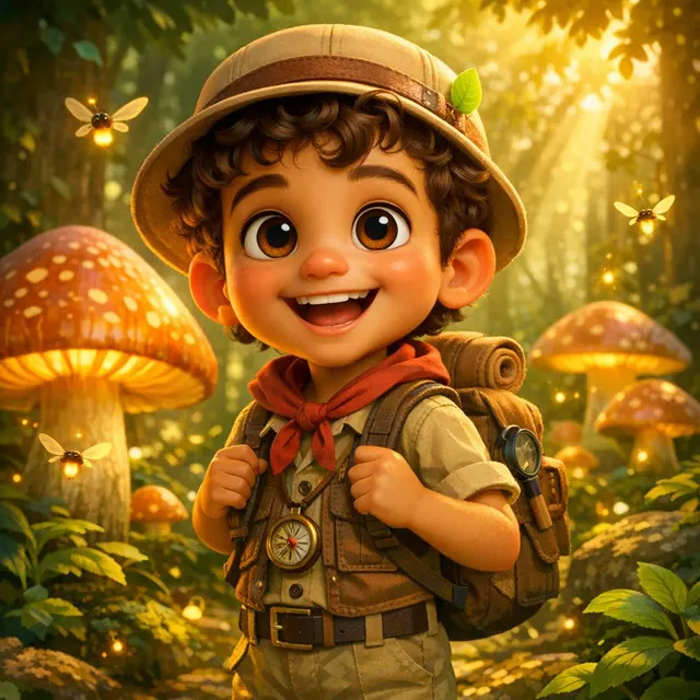 Explorer in the Enchanted Forest